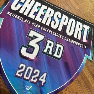Cheersport Cheer Sport National Champions Atlanta Georgia Banner 2024 3rd Place
